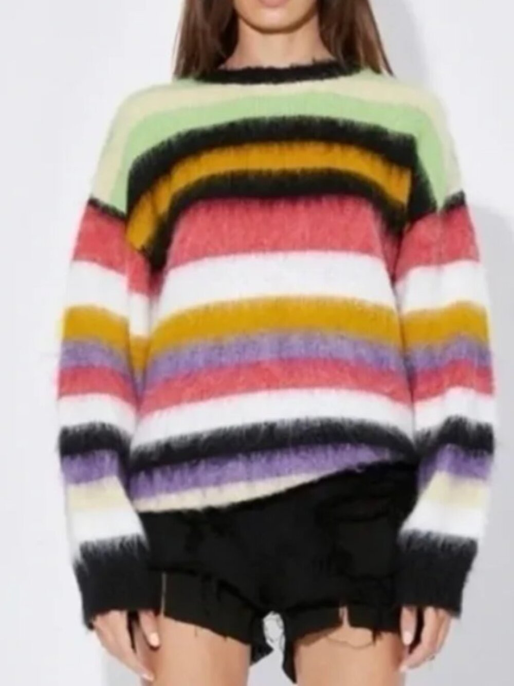 RtA (Road to Awe) Knit Striped Sweater